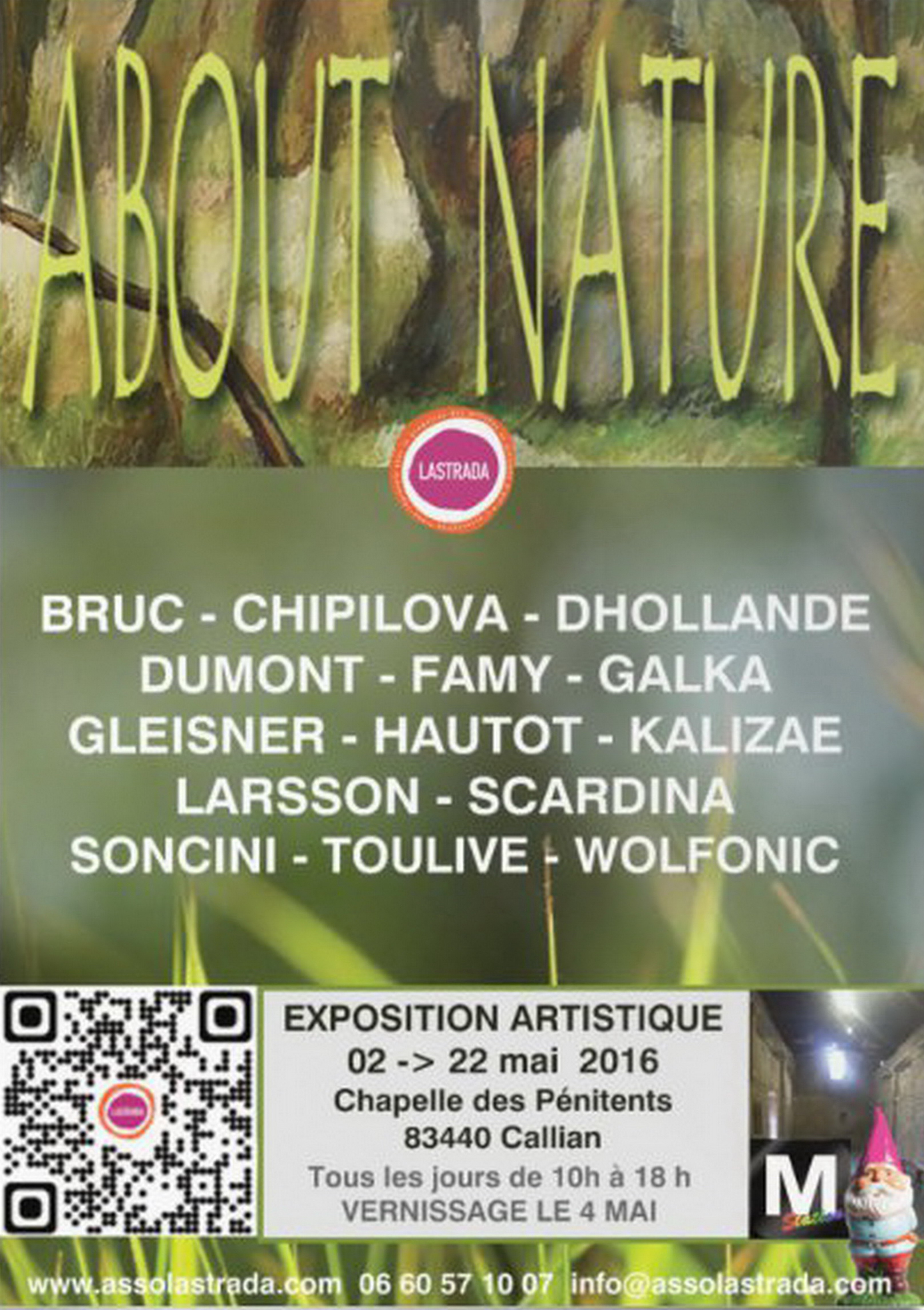 Exposition collective « About Nature » 2-22 mai 2016