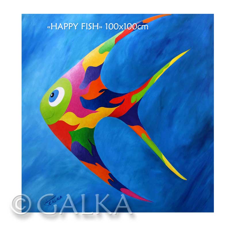 happy fish galka