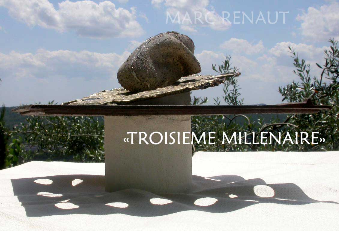 troisième millenaire, sculpture marc renaut