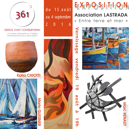 Exposition à l’espace 361degrés Aix en Provence 15 août – 4 septembre